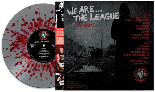 The Anti-Nowhere League - We Are The League - Splatter Silver Red Vinyl Record