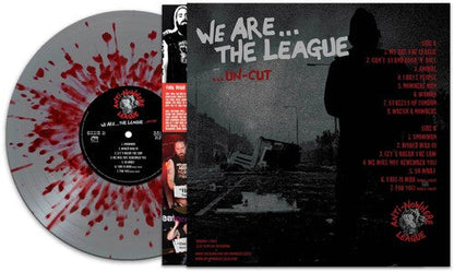 The Anti-Nowhere League - We Are The League - Splatter Silver Red Vinyl Record