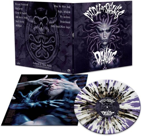 Danzig - Circle Of Snakes (Black, White & Purple Splatter) Vinyl Record