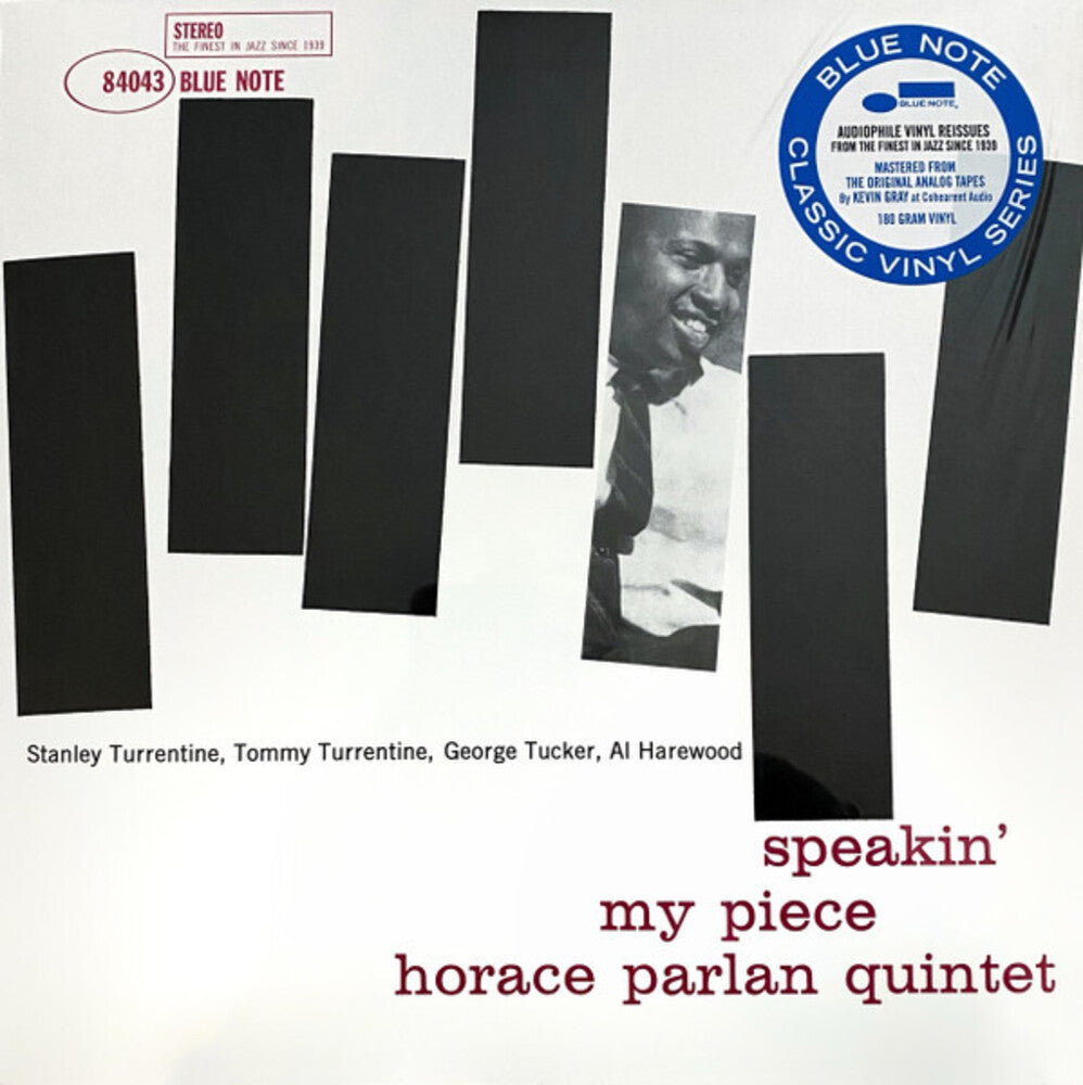 Horace Parlan - Speakin My Piece (Blue Note Classic Series)[LP] Vinyl Record