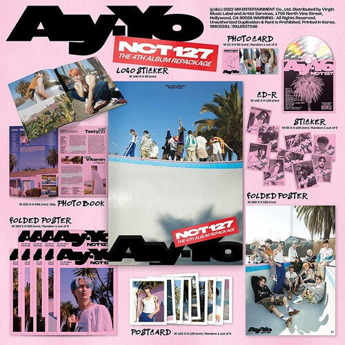 NCT 127 - The 4th Album Repackage 'Ay-Yo' [A Ver.] Music CD