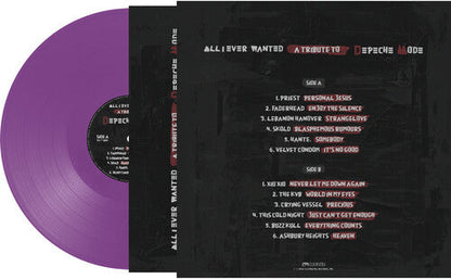 Various Artists - All I Ever Wanted - A Tribute To Depeche Mode [Purple] Vinyl Record