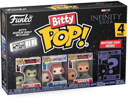 Funko Bitty Pop!: - Marvel- Hulk 4pk - Collectibles