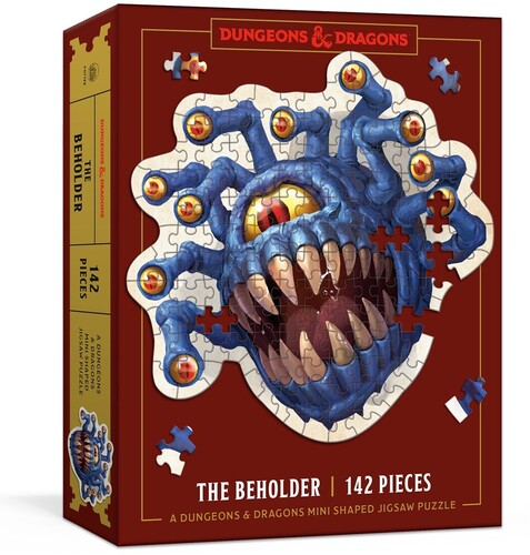 Dungeons & Dragons - D&d Mini Shaped Jigsaw Puzzle The Beholder Edition - Games
