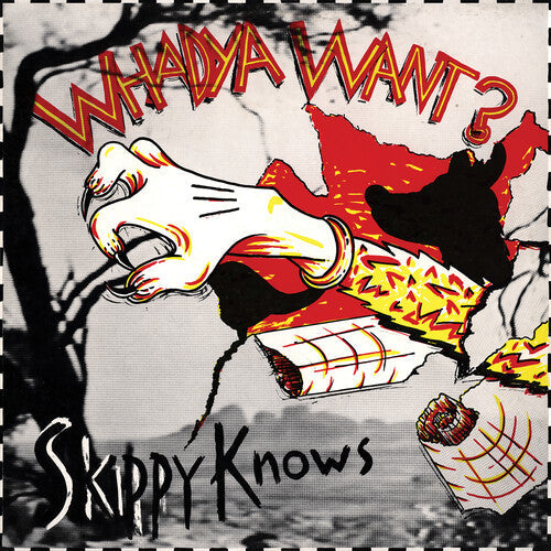 Whadya Want - Skippy Knows - White In Red Vinyl Record