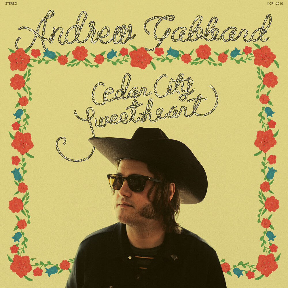 Andrew Gabbard - Cedar City Sweetheart - Clear W/ Yellow & Red [LP] Vinyl Record