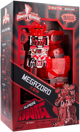 Mmpr Super Cyborg - Megazord (red Clear) - Mmpr Super Cyborg - Megazord (red Clear) - Collectibles