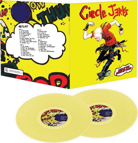 The Circle Jerks - Live At The House Of Blues - Yellow Vinyl Record