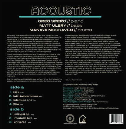 Greg Spero - Acoustic Vinyl Record