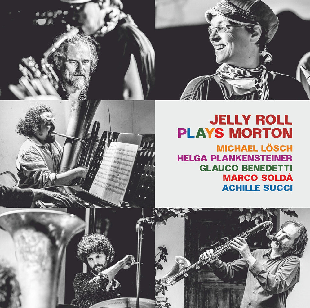 the album cover for Jelly Morton  Roll / Losch / Plankensteiner - Jelly Roll Plays Morton