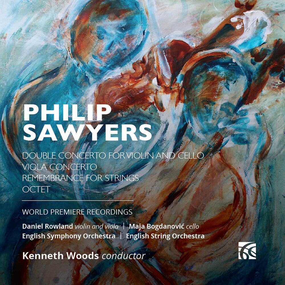 the album cover for Sawyers / Rowland / Bogdanovic - Double Concerto For Violin & Cello