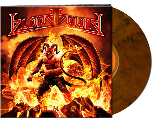 Bloodbound - Stormborn (Orange & Black Marbled) Vinyl Record