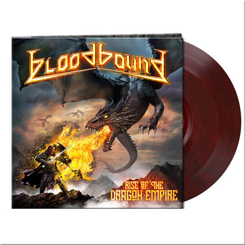Bloodbound - Rise Of The Dragon Empire [Red & Black Marble] Vinyl Record