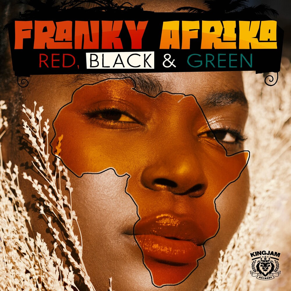the album cover for Franky Afrika - Red, Black & Green (Mod)