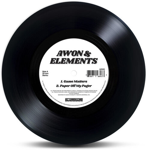 Won & Elements - Game Matters [7-inch] Vinyl Record