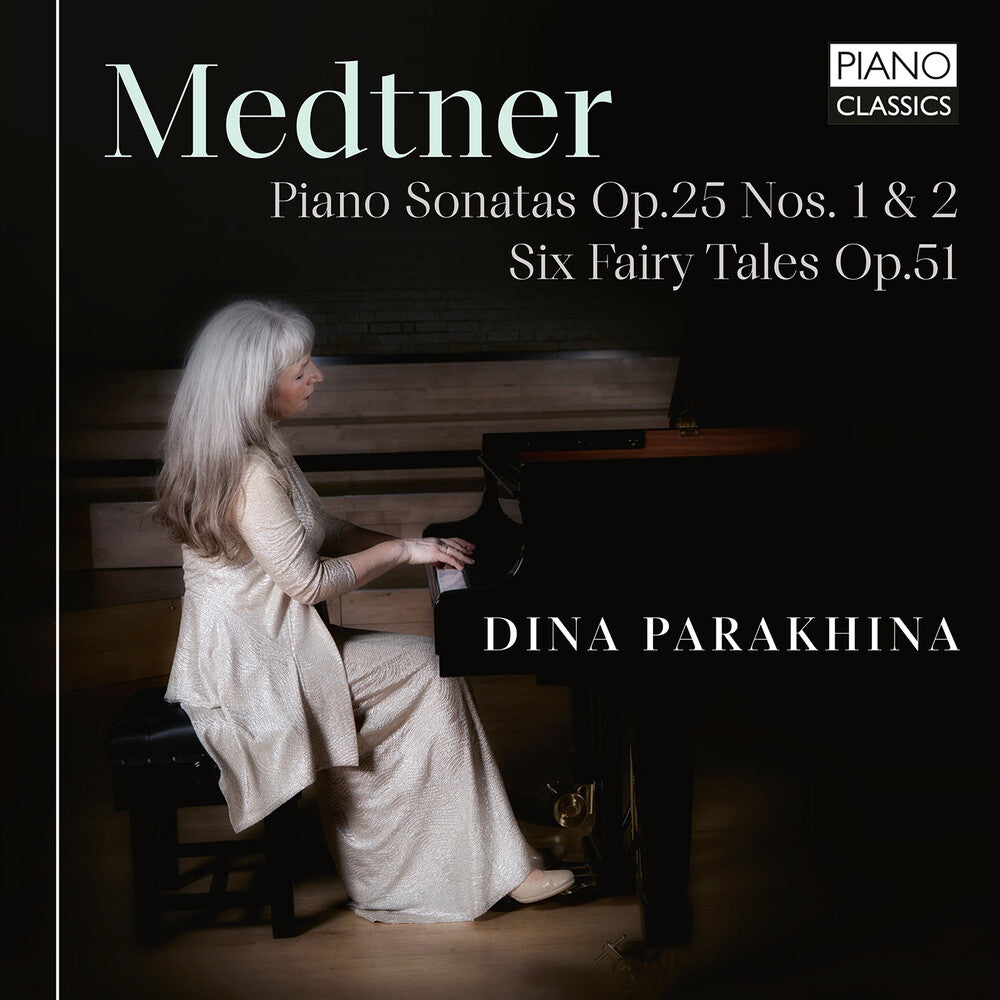 the album cover for Medtner / Parakhina - Piano Sonatas Nos. 1 & 2
