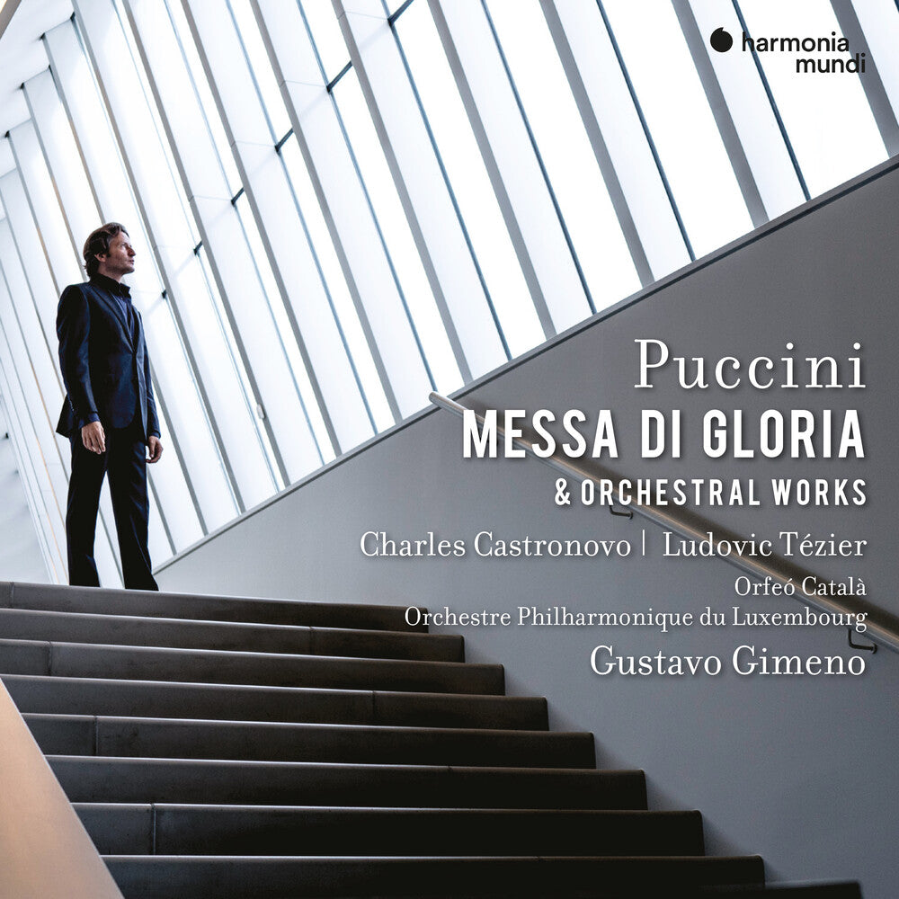 the album cover for Luxemburg Philharmonic - Puccini: Messa Di Gloria & Orchestral Works