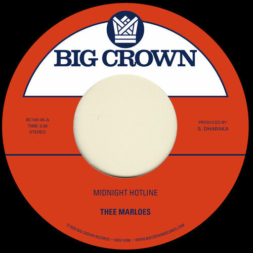 Thee Marloes - Midnite Hotline B/w Beri Cinta Waktu Vinyl Record