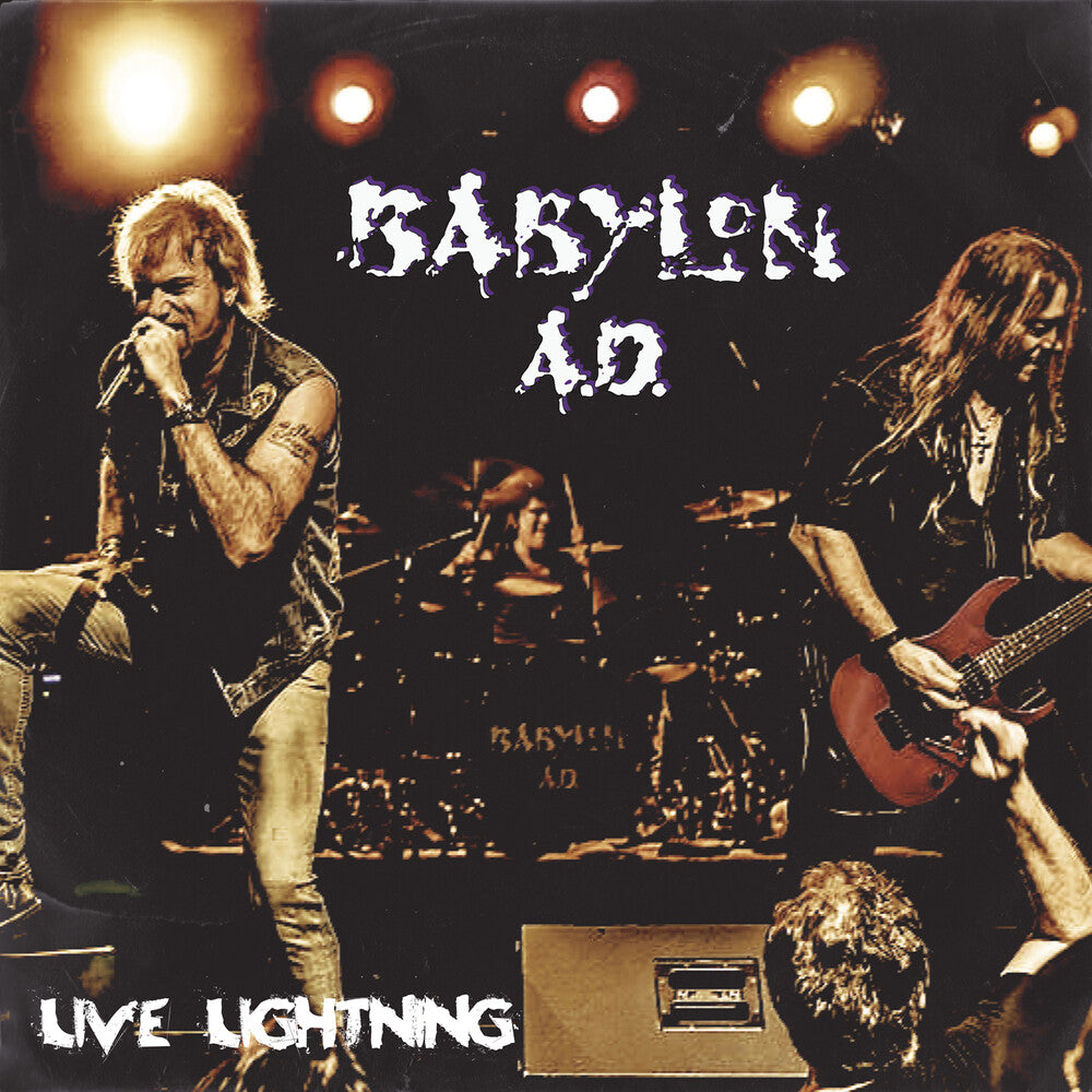 the album cover for Babylon A.D. - Live Lightning