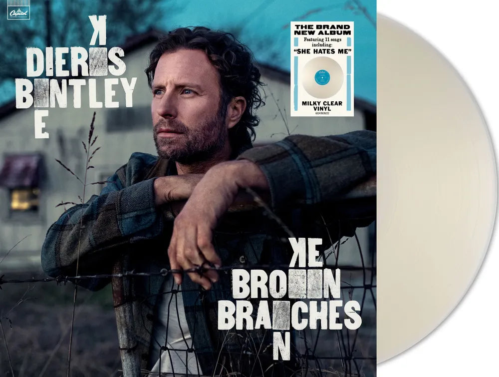 Dierks Bentley - Broken Branches [Indie Exclusive Transparent Milky Clear Vinyl] Vinyl Record