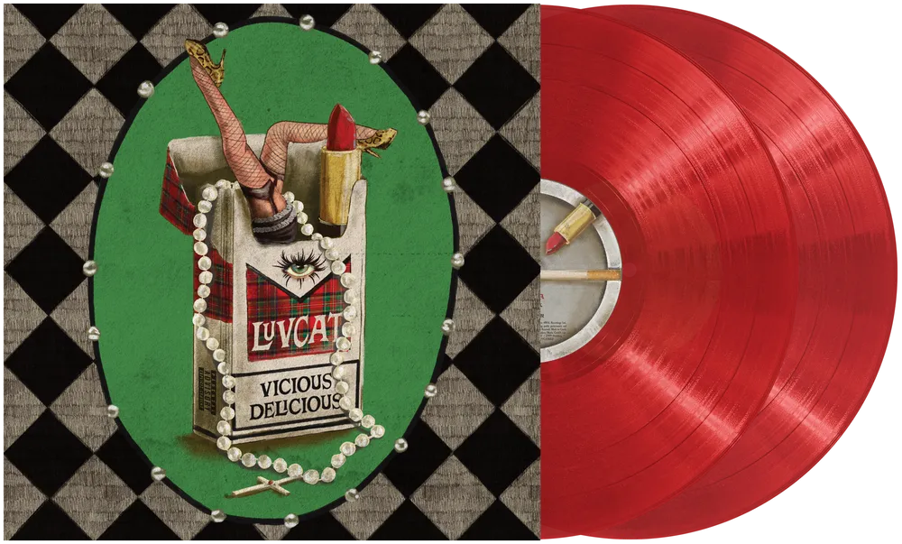 Luvcat - Vicious Delicious [Indie Exclusive transparent red 2LP] Vinyl Record