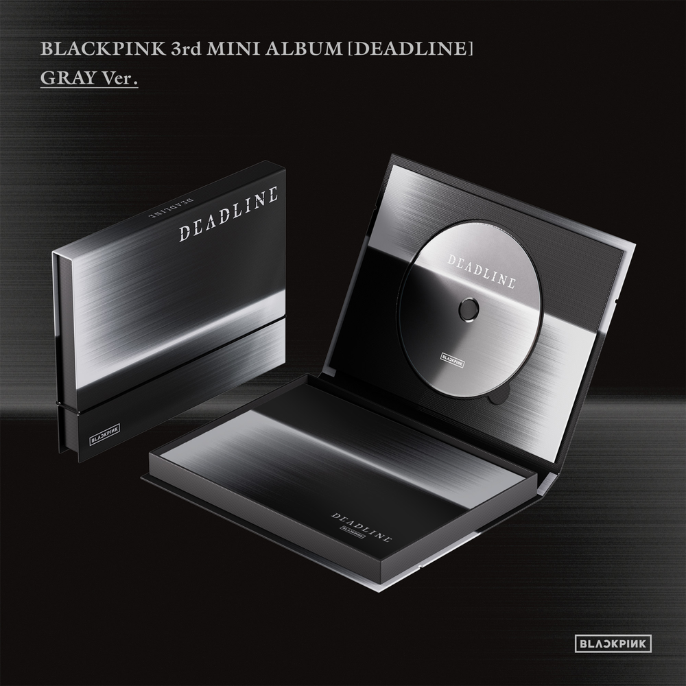 BLACKPINK 3RD MINI ALBUM - DEADLINE [GRAY VER.] Music CD