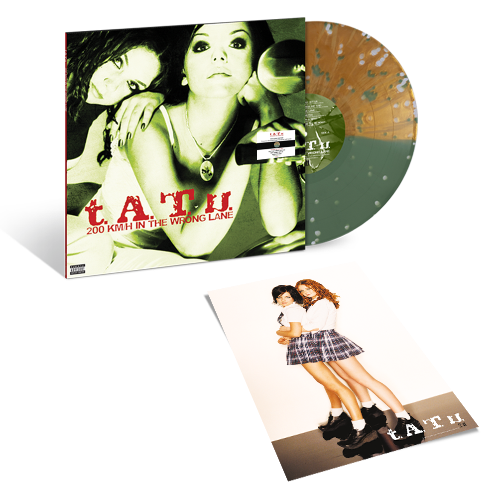 T.A.T.U. - 200 Km/H In The Wrong Lane [Green/Gold Nugget Split Splatter] Vinyl Record