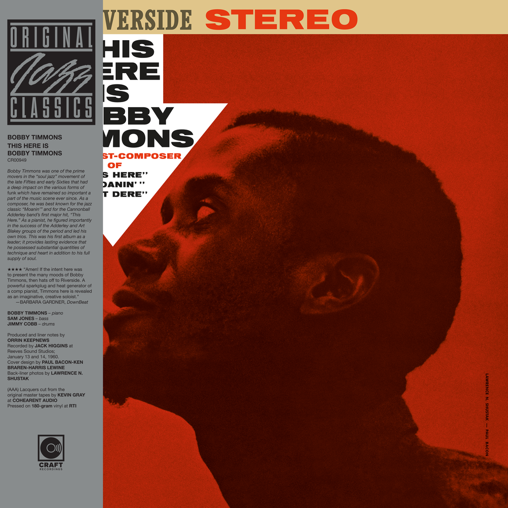 This Here Is Bobby Timmons (Original Jazz Classics Series) [LP] Vinyl Record