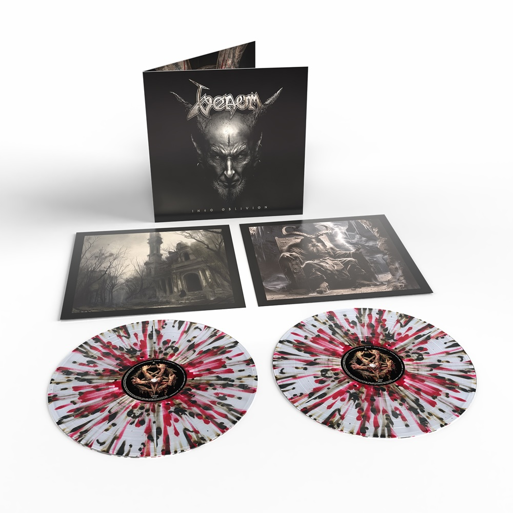 Venom - Into Oblivion [Clear/Black/Red Splatter] Vinyl Record