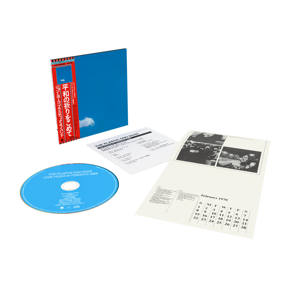 the album cover for John Lennon  / Plastic Ono Band - Live Peace In Toronto 1969 [SHM-CD]