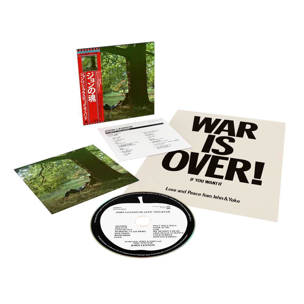 the album cover for John Lennon - Plastic Ono Band (Bonus Tracks) [SHM-CD]