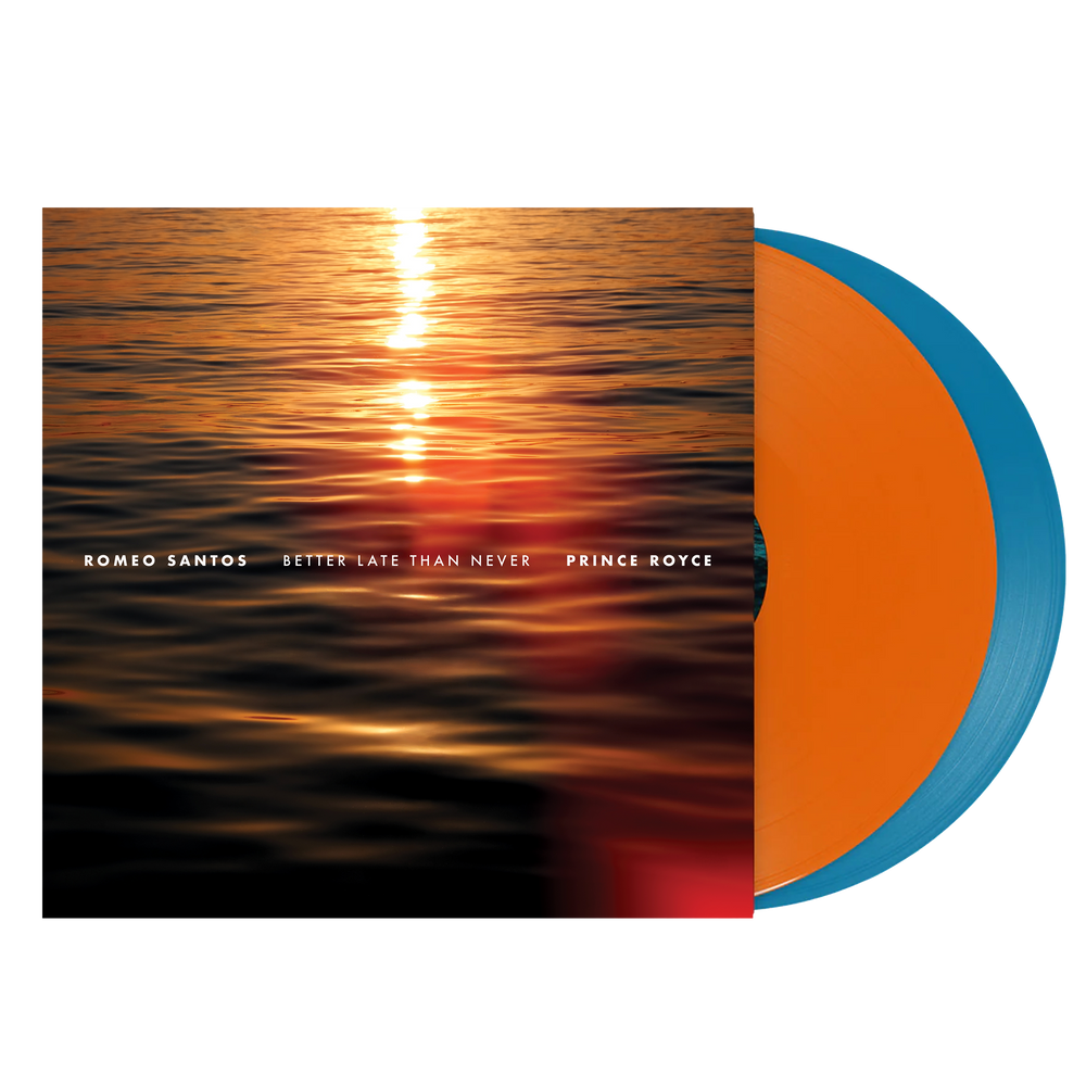 Romeo Santos & Prince Royce - Better Late Than Never [Tangerine and Aqua] Vinyl Record