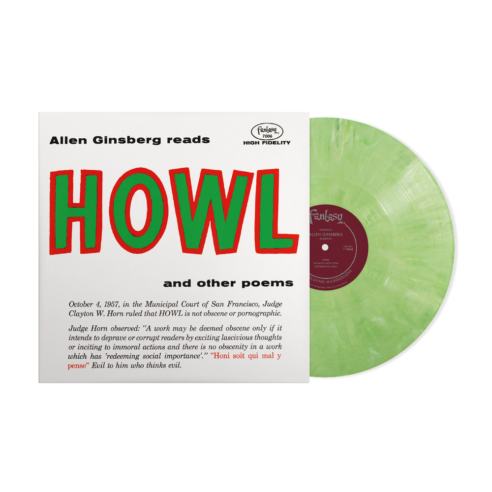 Pre-Order: Howl And Other Poems [Eco-friendly Green Blend] Vinyl Record