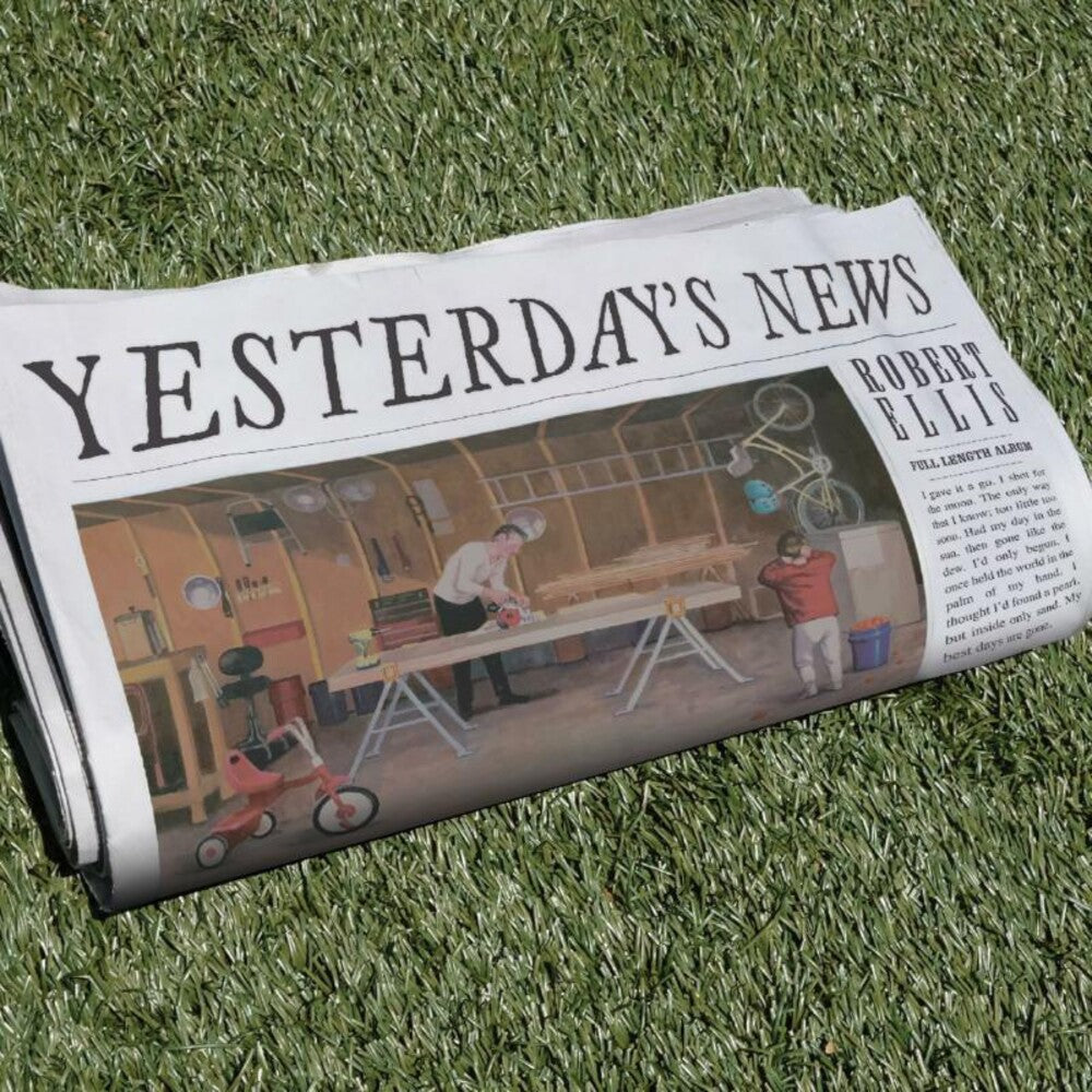 the album cover for Robert Ellis - Yesterday's News