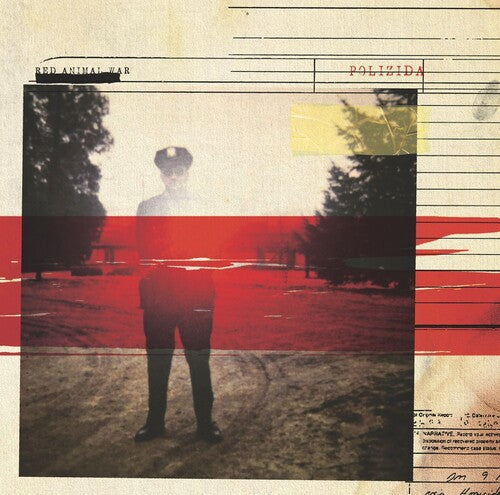 Red Animal War - Polizida - White & Black Marble Vinyl Vinyl Record