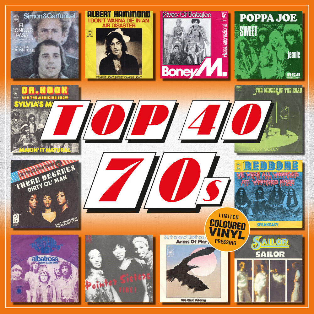 Top 40 70s / Various [Colored Vinyl] (Ofgv) (Spla) (Hol) Vinyl Record