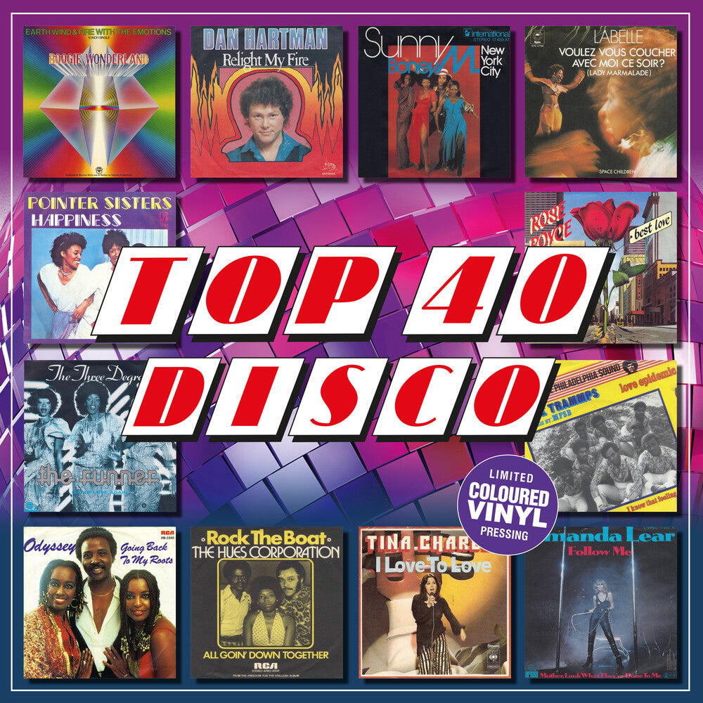 Top 40 Disco / Various [Colored Vinyl] (Ofgv) (Spla) (Hol) Vinyl Record