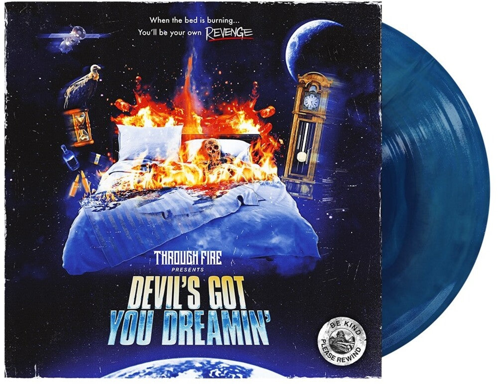 Through Fire - Devil's Got You Dreamin' [Limited Edition Royal Blue/Ultra Clear Galaxy LP] Vinyl Record