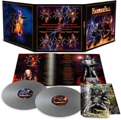 Hammerfall - Crimson Thunder - 20 Year Anniversary Edition - Silver Vinyl Record