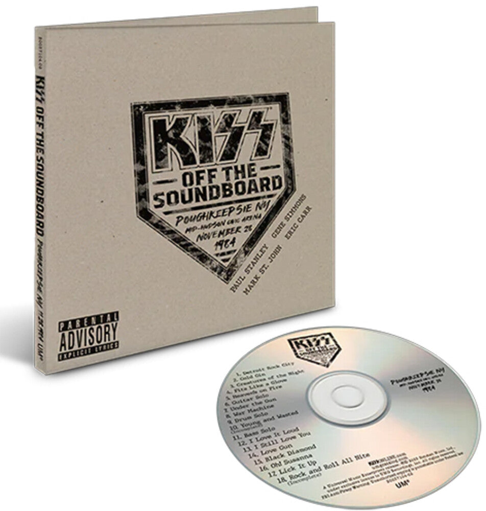 the album cover for KISS - KISS Off The Soundboard: Live In Poughkeepsie, NY 1984