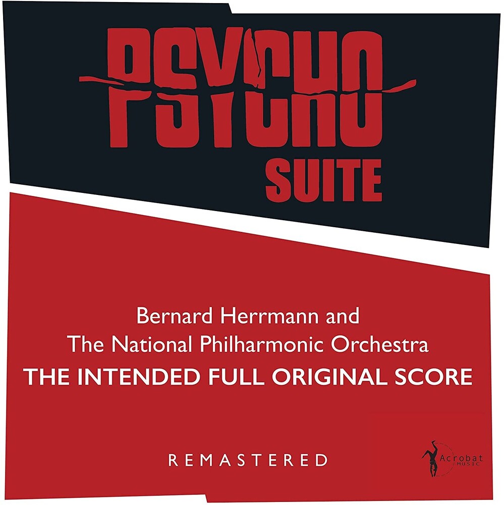 the album cover for Bernard Herrmann  & National Philharmonic Orchestra - Psycho