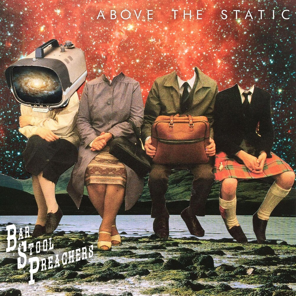 The Bar Stool Preachers - Above The Static [Indie Exclusive Limited Edition Half Black/Half White Splatter LP] Vinyl Record