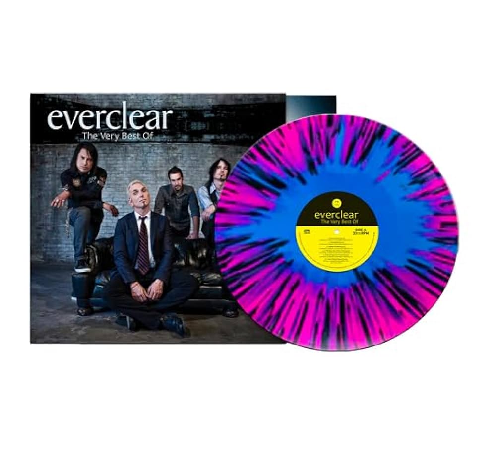 Everclear - Very Best Of [Pink/Blue Splatter] Vinyl Record
