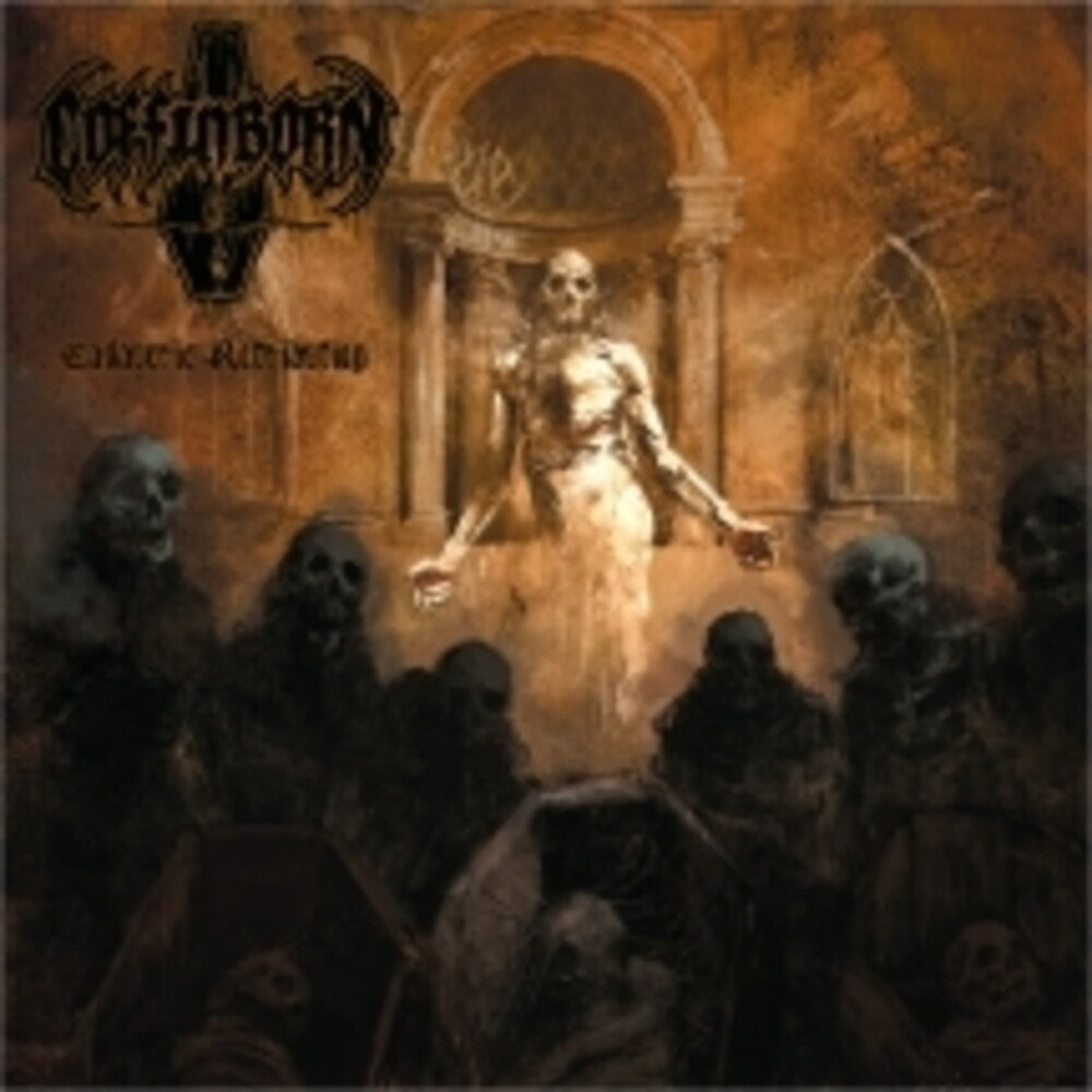 the album cover for Coffinborn - Cadaveric Retribution