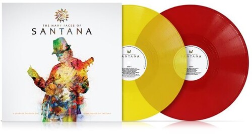 Various Artists - Many Faces Of Santana / Various - Gatefold Yellow & Red Transparent Vinyl Vinyl Record
