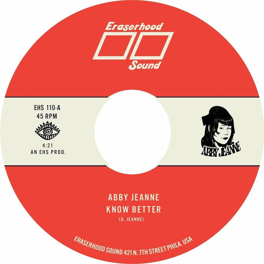 the album cover for Abby Jeanne - Know Better - Opaque Blue (Blue) [Colored Vinyl]