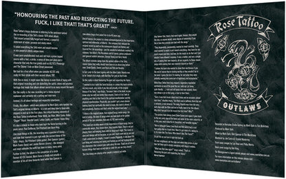 Rose Tattoo - Outlaws Vinyl Record