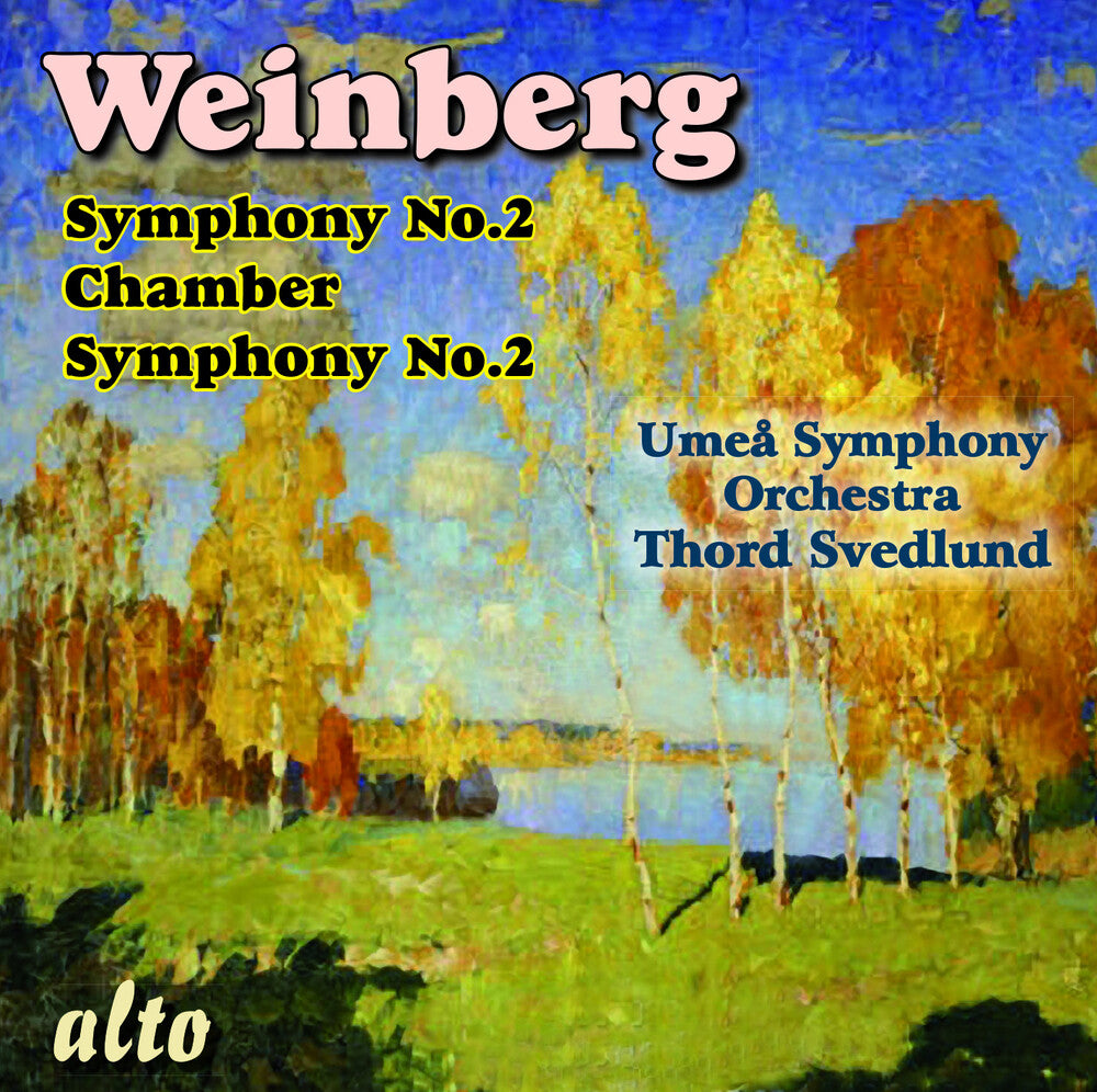 the album cover for Umea Symphony Orchestra - Mieczyslaw Weinberg Symphony No.2 & Chamber Sym