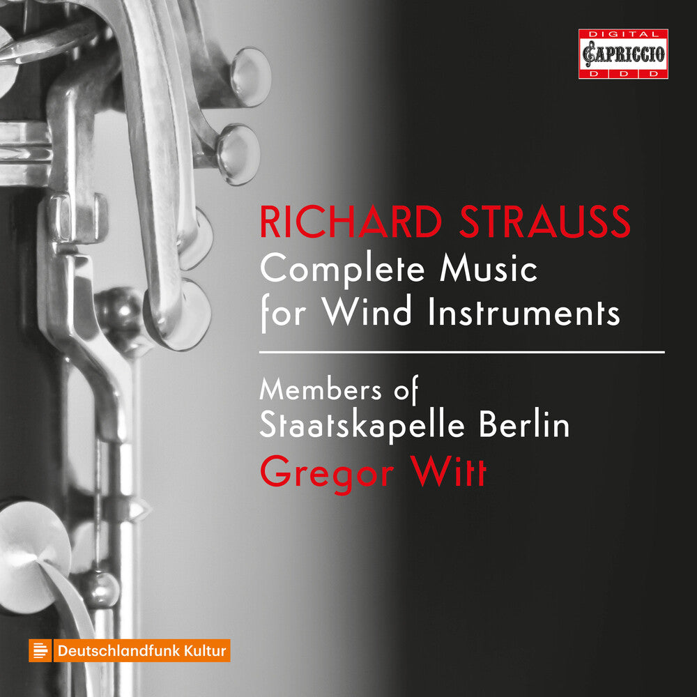 the album cover for Strauss / Members Of Staatskapelle Berlin - Complete Music For Wind Instruments