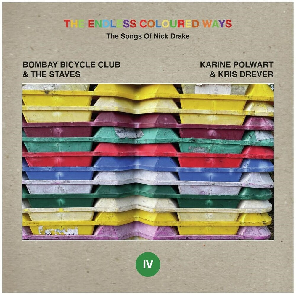 the album cover for Bombay Bicycle Club & The Staves - Endless Coloured Ways: The Songs Of Nick Drake